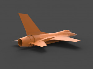 general dynamics f-16 3D 打印模型