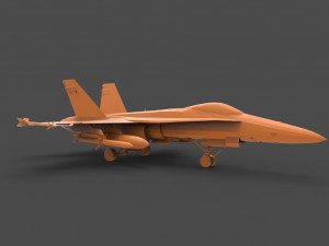 f-18 hornet 3Dプリントモデル