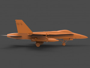 f-18 hornet 3Dプリントモデル