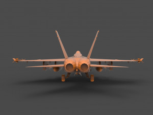 f-18 hornet 3Dプリントモデル