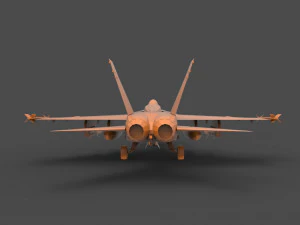 f-18 hornet 3D Print Model