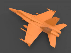 f-18 hornet 3D Print Model