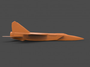mikoyan-gurevich mig-25 3D-printmodel