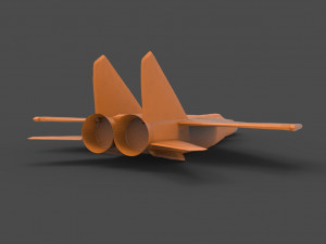mikoyan-gurevich mig-25 3D-printmodel