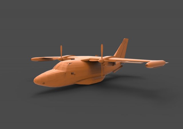 mitsubishi mu-2 3D-printmodel .c4d .max .obj .3ds .fbx .stl .blend 