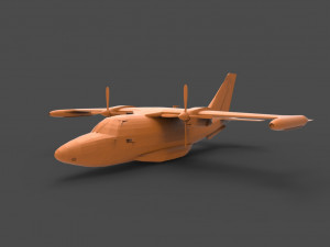 mitsubishi mu-2 3D प्रिंट मॉडल