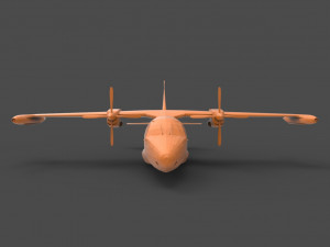 mitsubishi mu-2 3D-printmodel