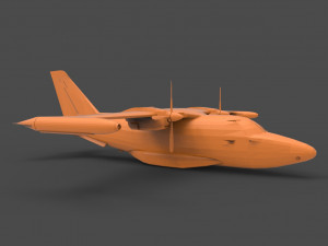 mitsubishi mu-2 3D-printmodel