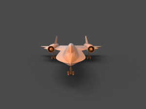sr-71 3Dプリントモデル
