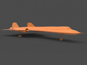 sr-71 3Dプリントモデル