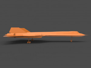 sr-71 3Dプリントモデル