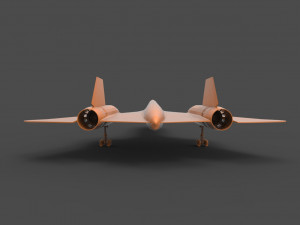 sr-71 3Dプリントモデル