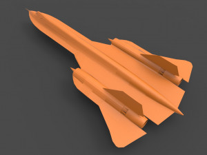 sr-71 3Dプリントモデル