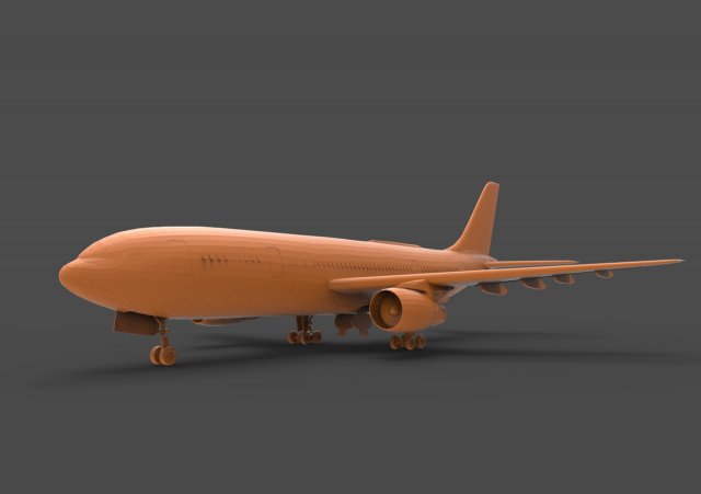 airbusa320 3D Baskı Modeli .c4d .max .obj .3ds .fbx .stl .blend