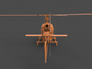 alouette ii 3D प्रिंट मॉडल