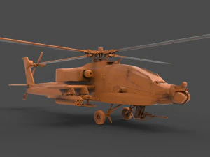 阿帕奇 3D 打印模型