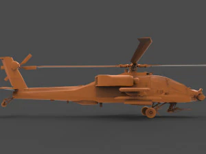 阿帕奇 3D 打印模型