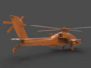 阿帕奇 3D 打印模型