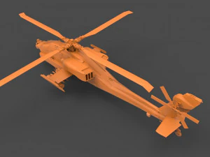 阿帕奇 3D 打印模型