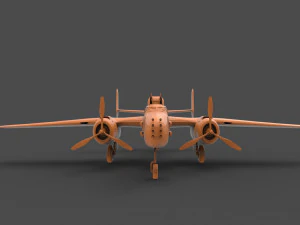 b-25j 3D Print Model