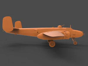 b-25j 3D Print Model
