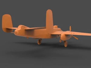b-25j 3D Print Model