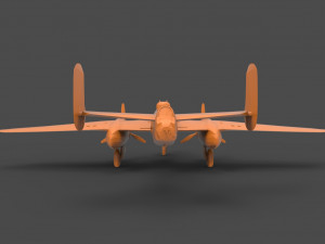 b-25j 3Dプリントモデル