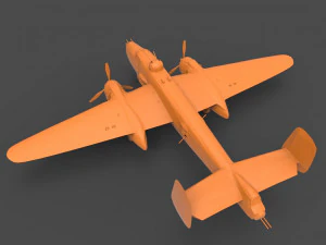 b-25j 3D Print Model
