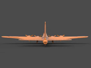 b-17 3D Print Model