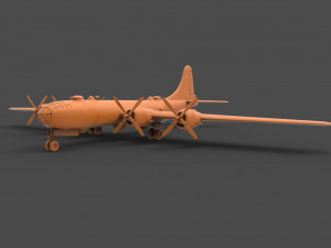 b-29 3D Print Model