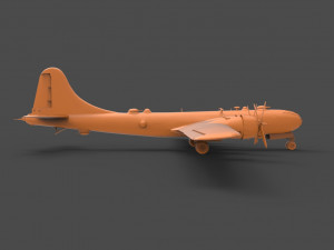 b-29 3D Print Model