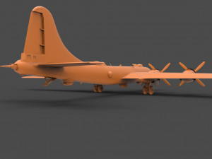 b-29 3D Print Model