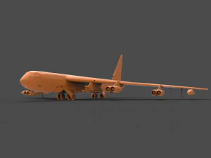 B-52 3D 打印模型