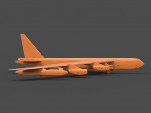 b-52 3D-Druckmodell