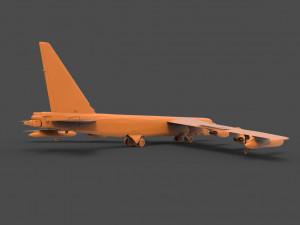b-52 3D-Druckmodell