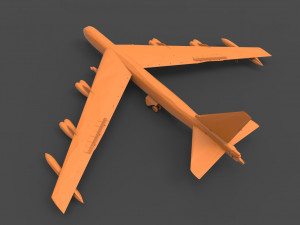 b-52 3D-Druckmodell