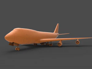 b747 3D Принт Модель