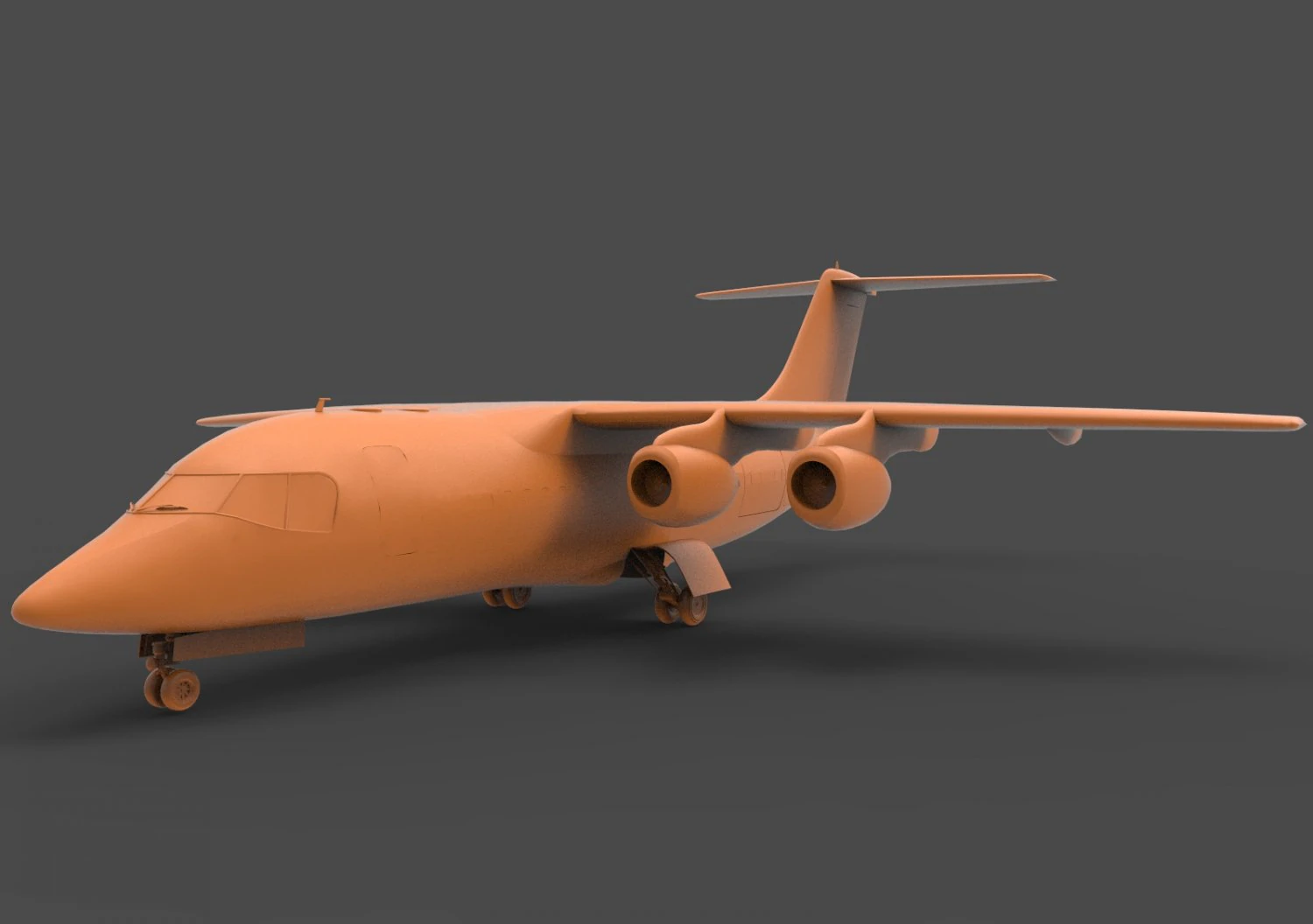 bae 146 3D Print Model .c4d .max .obj .3ds .fbx .stl .blend 
