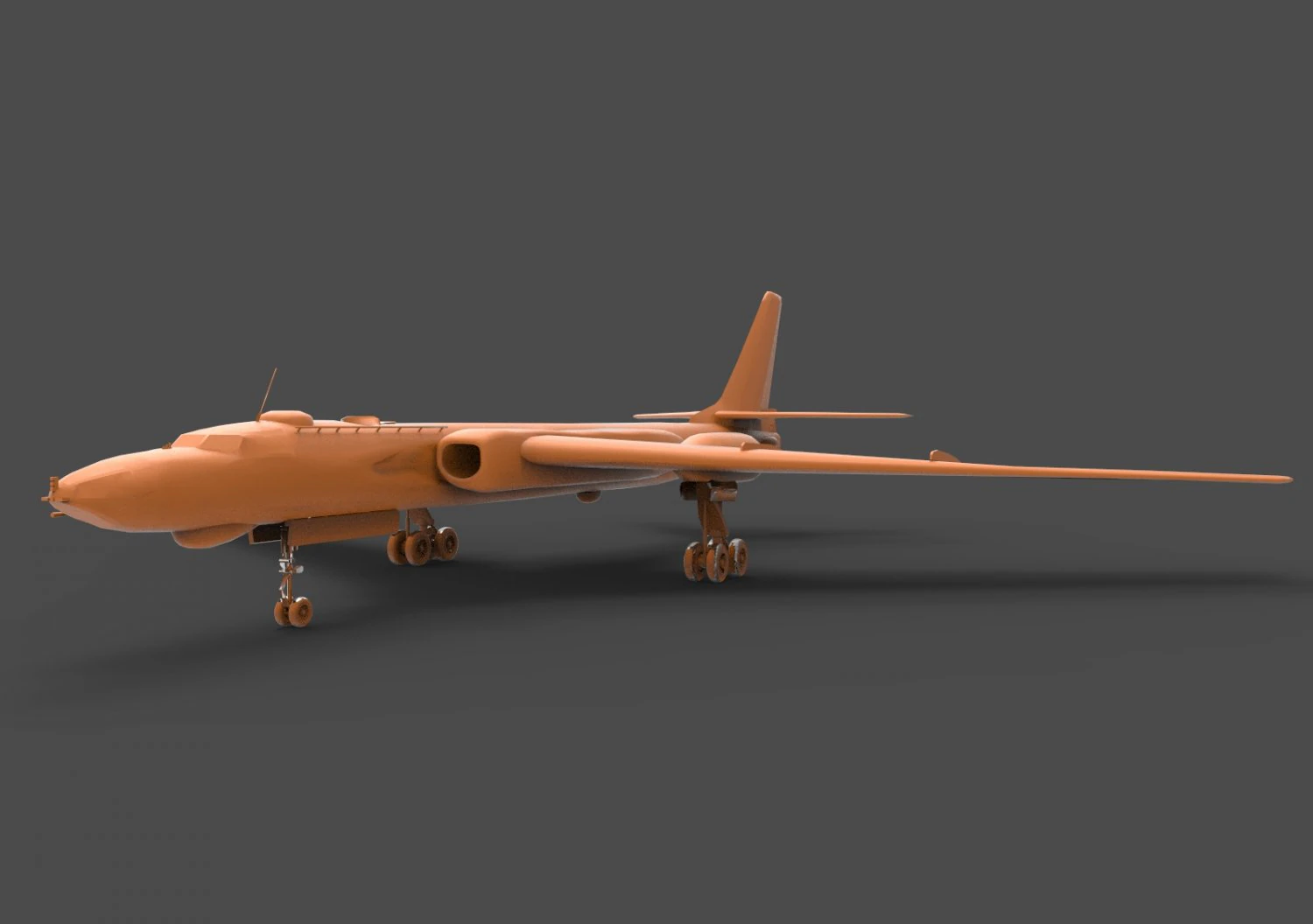 tu16 3D Print Model .c4d .max .obj .3ds .fbx .stl .blend