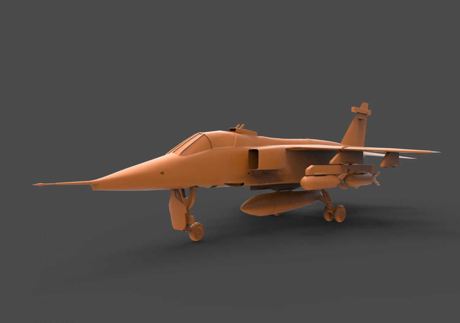 airplane mod2 3D Print Model .c4d .max .obj .3ds .fbx .stl .blend 