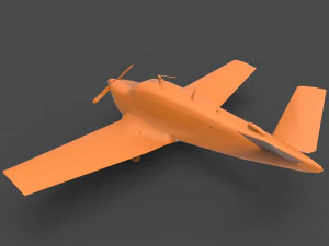 beechcraft bonanza 3D Print Model
