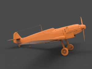 bf109b 3Dプリントモデル