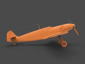 bf109b 3Dプリントモデル