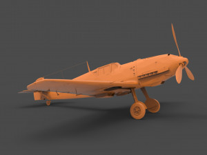 bf109e 3D Baskı Modeli