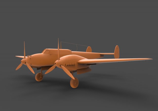 bf110f 3D Print Model .c4d .max .obj .3ds .fbx .stl .blend 
