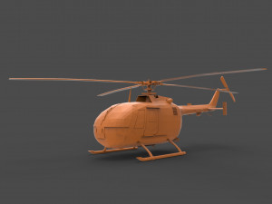 bo 105 3D Print Model