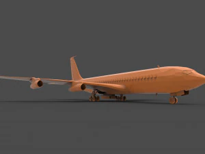 Боїнг 707 3D Принт Модель