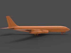 Боїнг 707 3D Принт Модель
