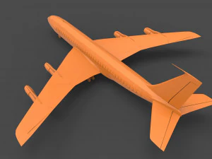 Боїнг 707 3D Принт Модель