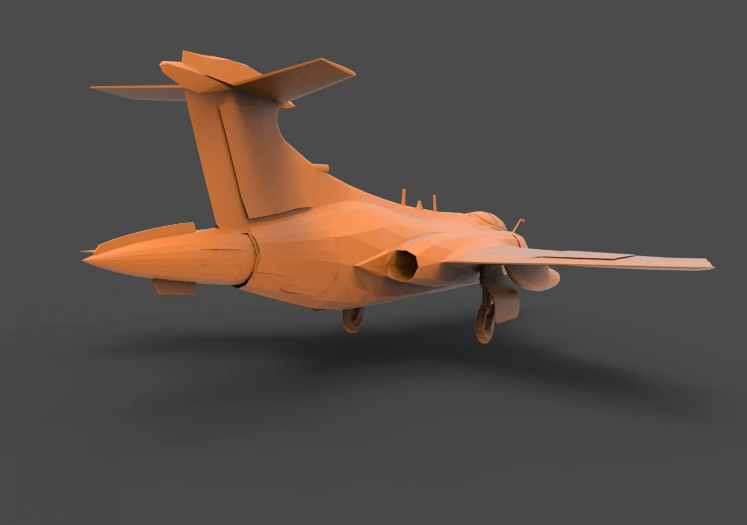 airplane mod1 3D Print Model .c4d .max .obj .3ds .fbx .stl .blend 